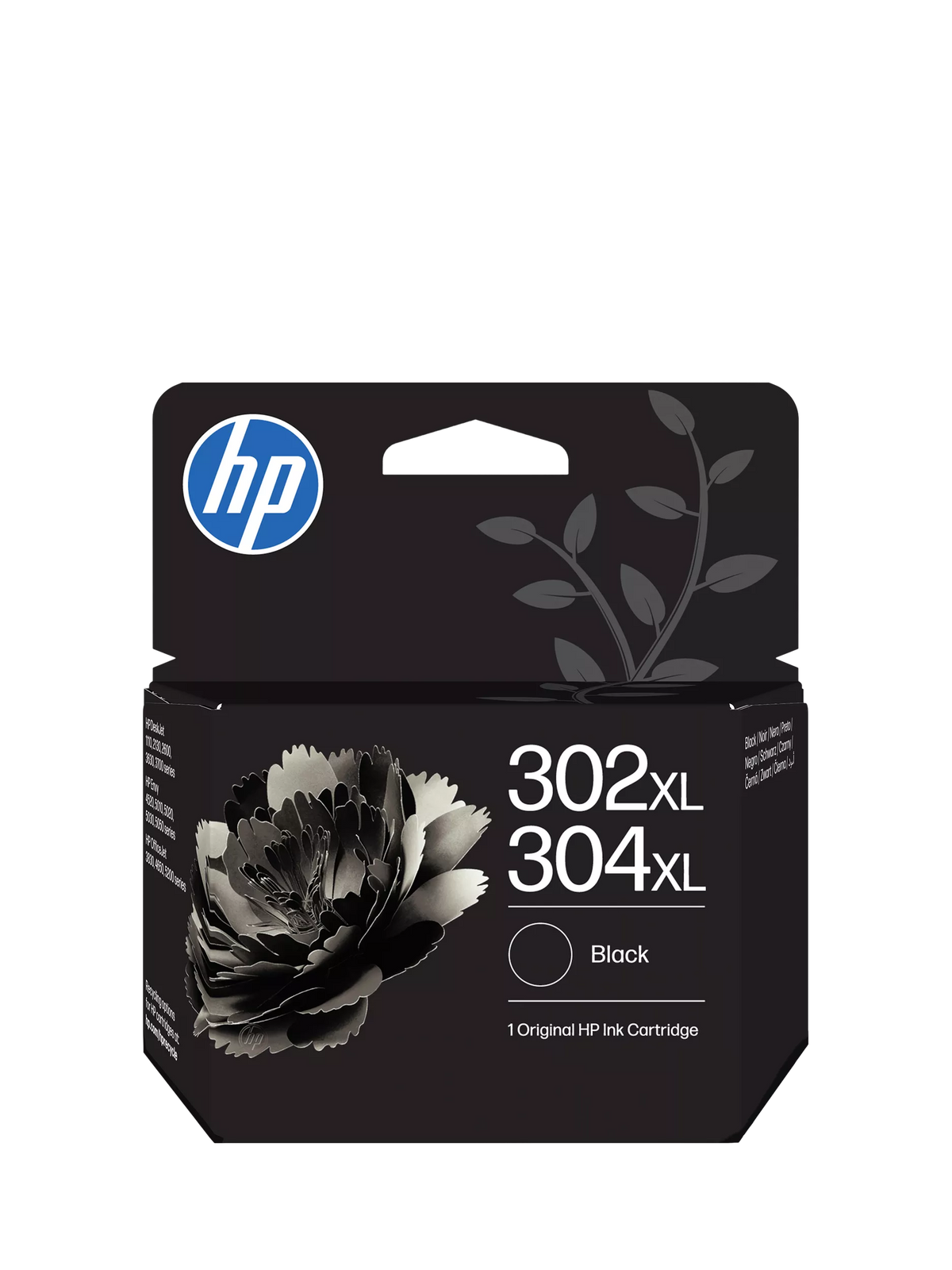 HP 302/304XL black ink cartridge, imported from the UK