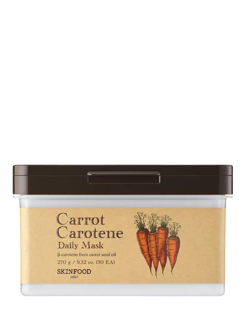 Skinfood Carrot Carotene Daily Mask 30 sheets, imported from the UK