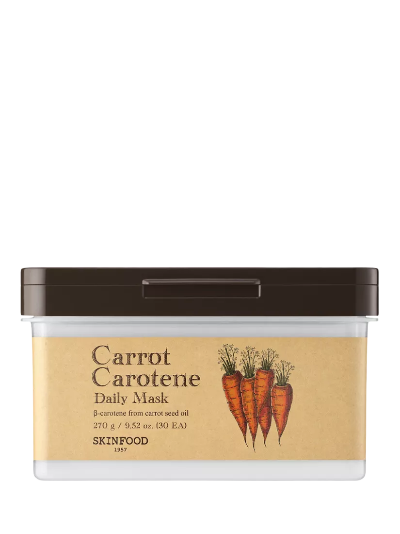 Skinfood Carrot Carotene Daily Mask 30 sheets, imported from the UK