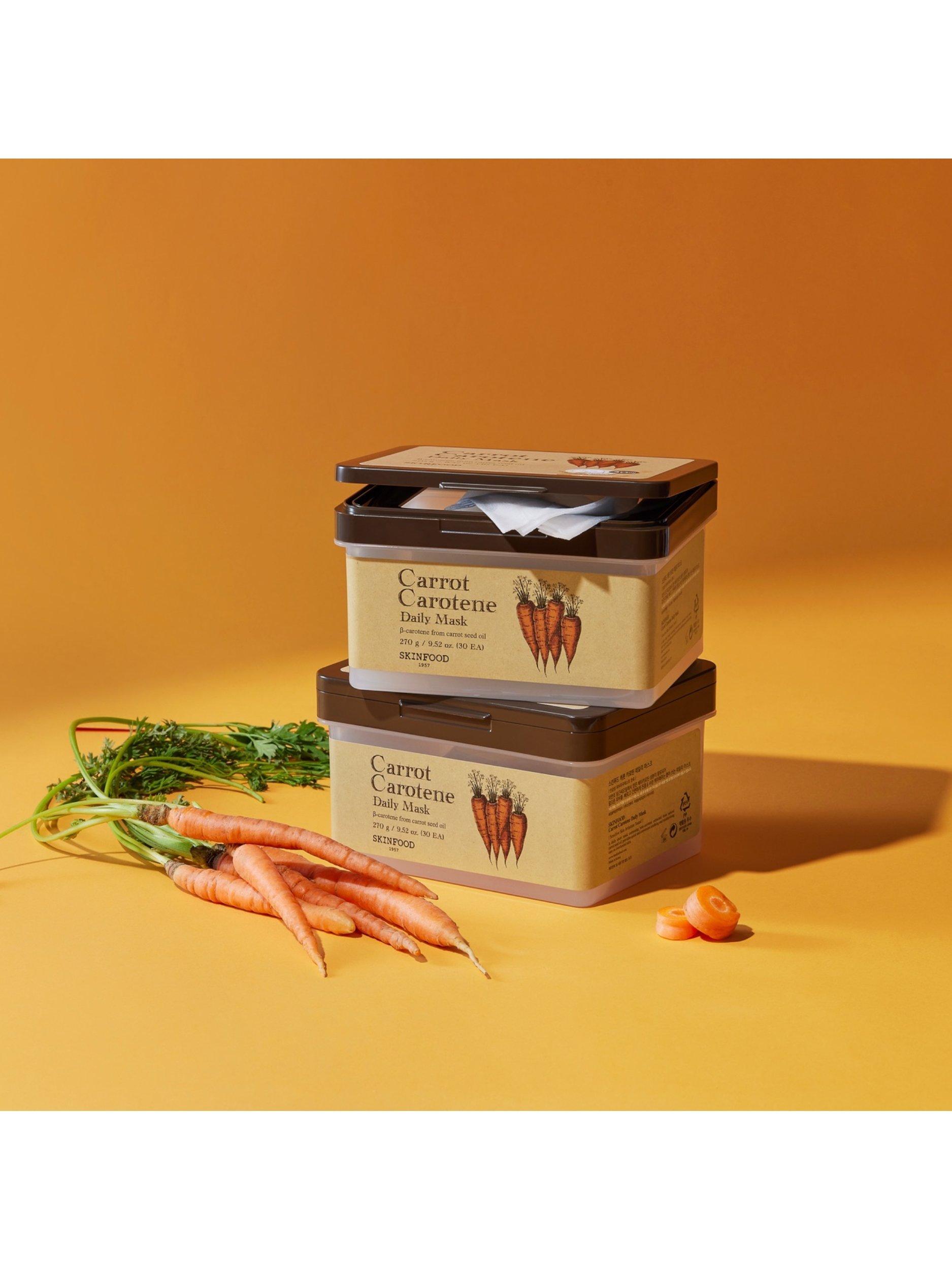Skinfood Carrot Carotene Daily Mask 30 sheets, imported from the UK