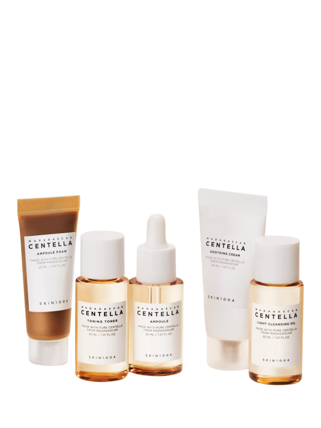 SKIN1004 Centella travel skincare gift set 5-piece, UK version