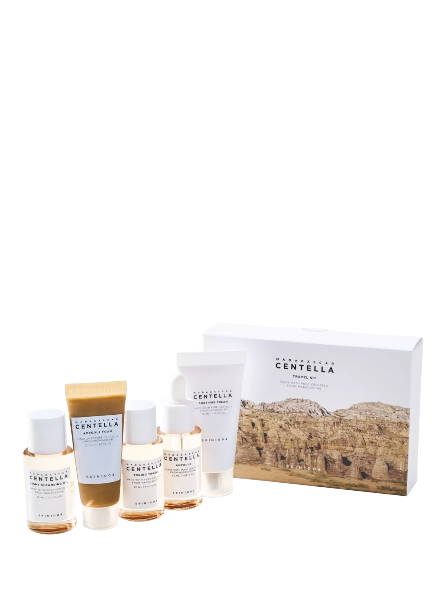 SKIN1004 Centella travel skincare gift set 5-piece, UK version