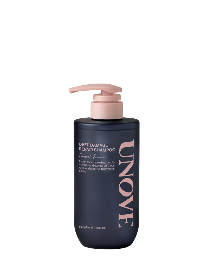 UNOVE Deep Damage Repair Shampoo Sweet Breeze 500ml, imported from the UK