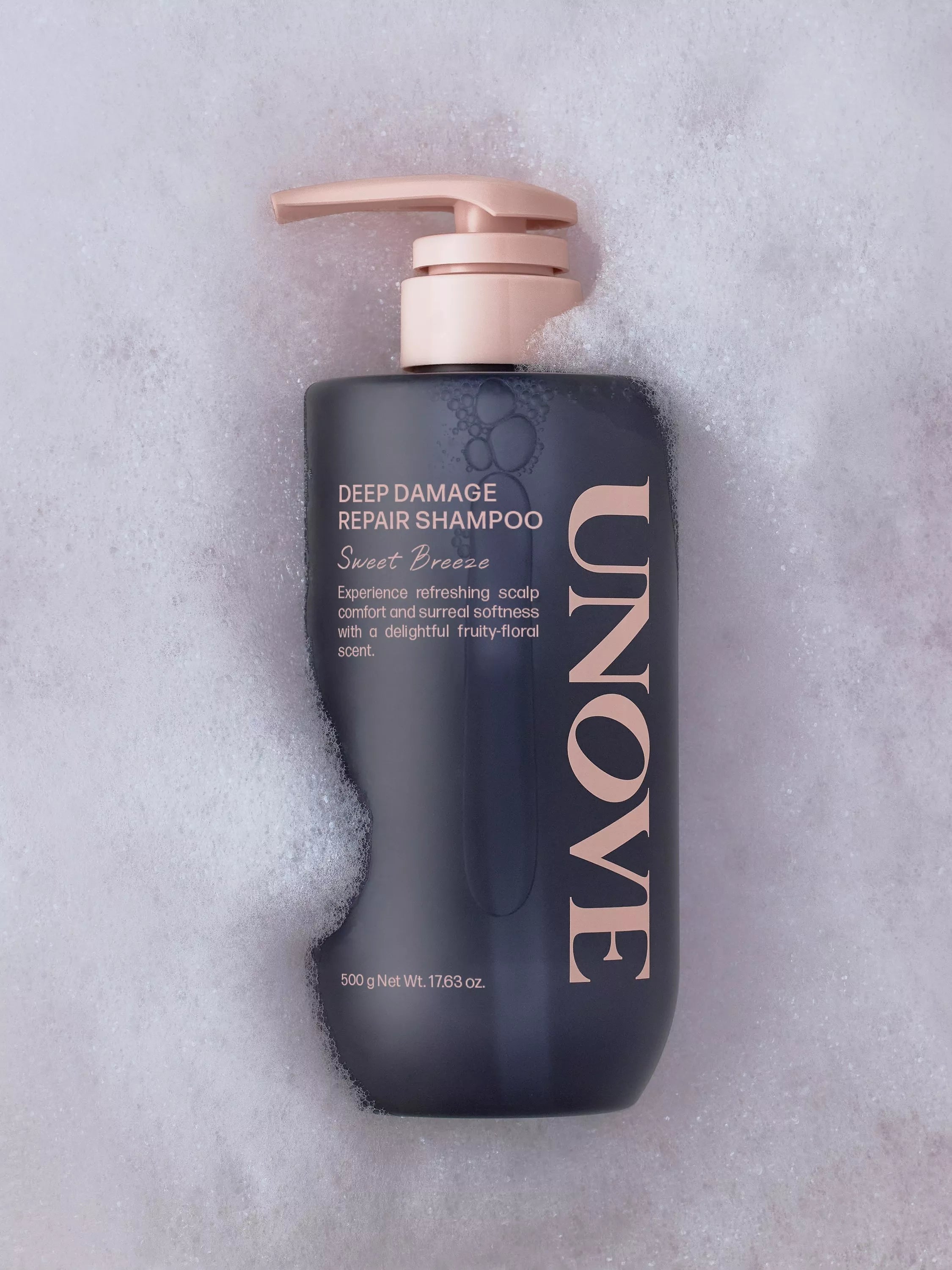 UNOVE Deep Damage Repair Shampoo Sweet Breeze 500ml, imported from the UK