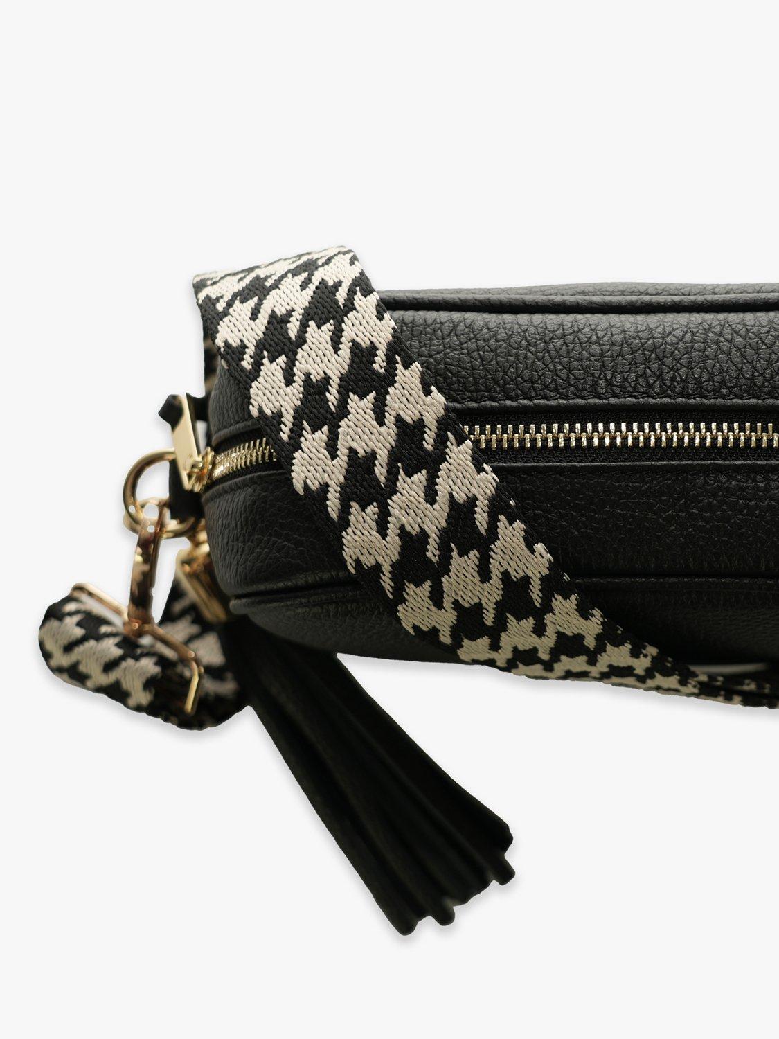 Apatchy London tassel leather crossbody bag (British brand)