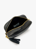 Apatchy London tassel leather crossbody bag (British brand)