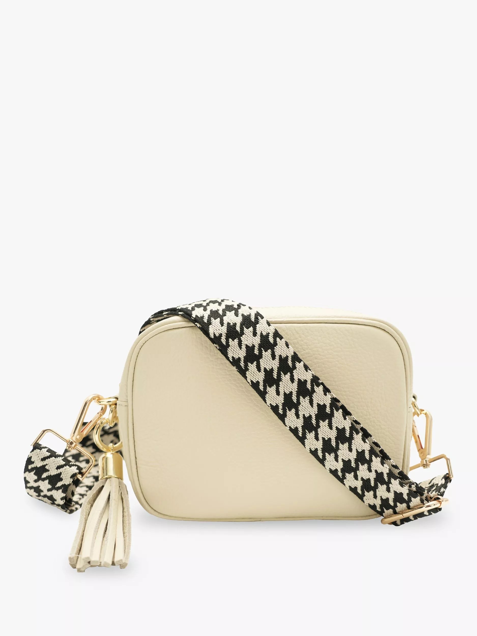 Apatchy London tassel leather crossbody bag (British brand)