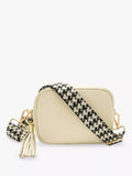 Apatchy London tassel leather crossbody bag (British brand)