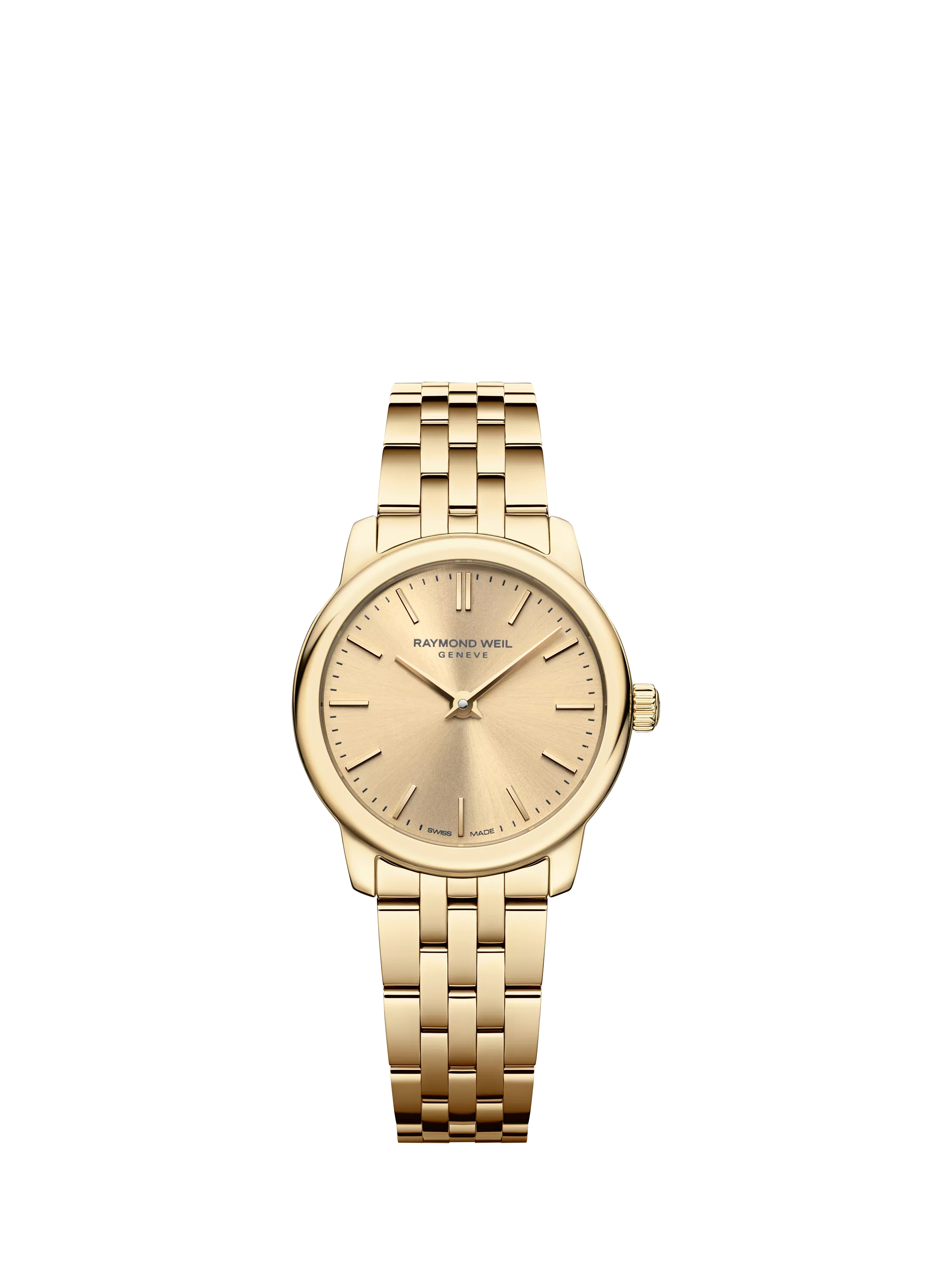 Raymond Weil Toccata watch 24mm gold dial bracelet, UK version