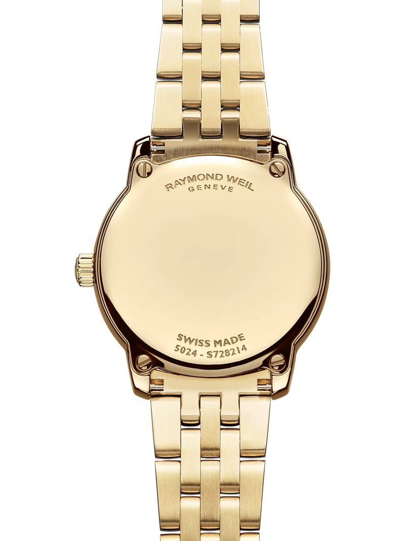 Raymond Weil Toccata watch 24mm gold dial bracelet, UK version