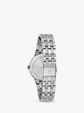 Bulova Crystal Collection women's watch blue dial stainless steel (British brand)