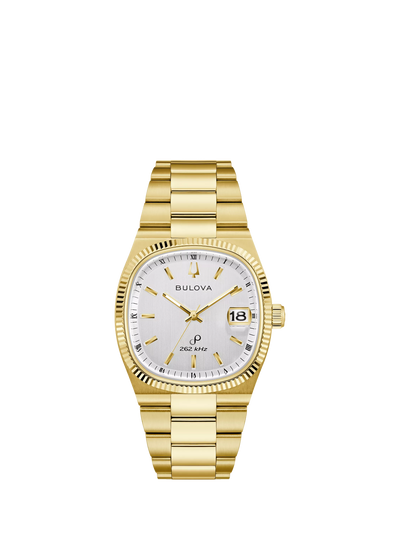 John Lewis Bulova Super Seville 97B223 Men's Square Stainless Steel Watch- Buy online at McGrocer