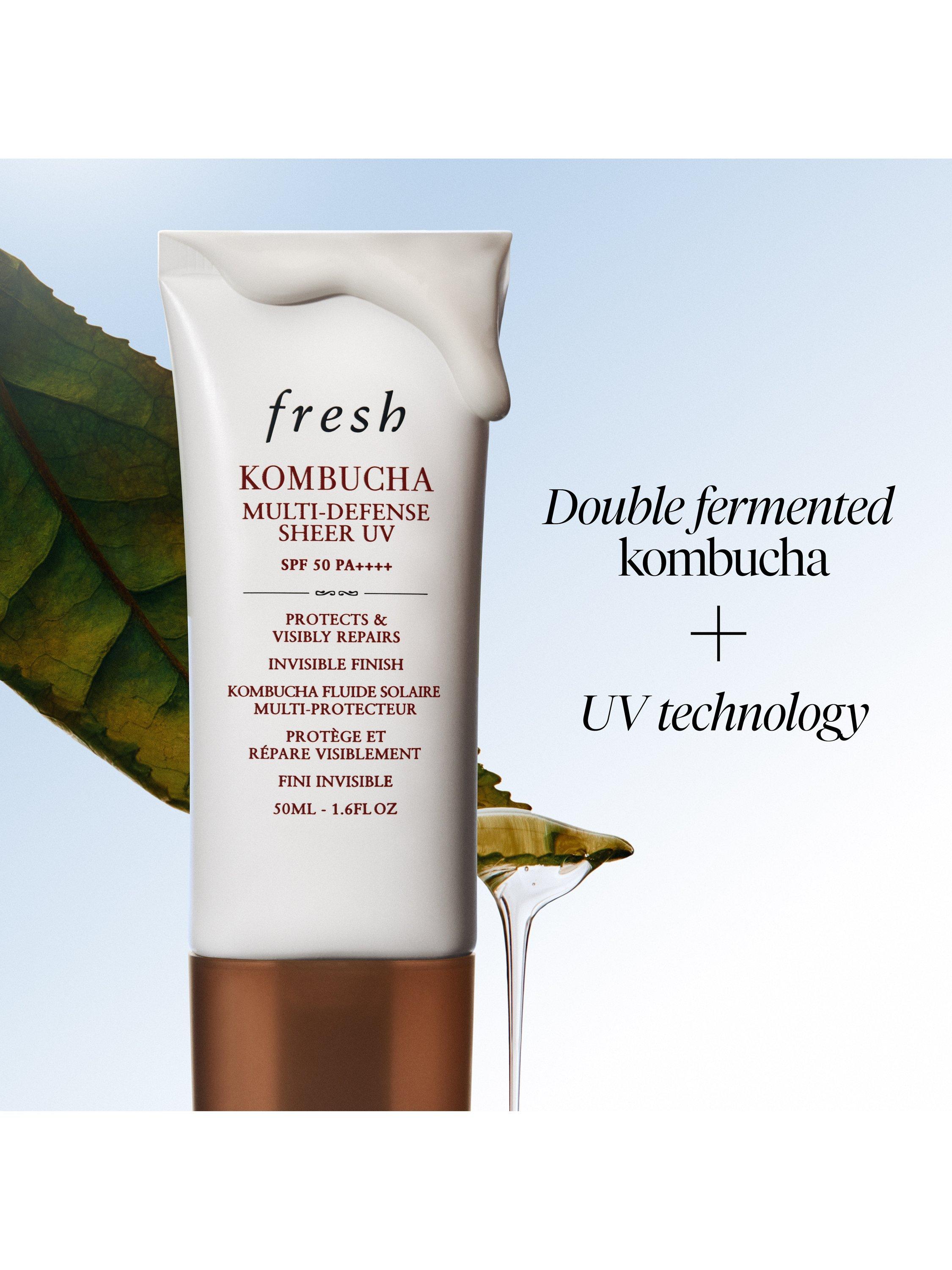Fresh kombucha facial sun cream SPF 50 50ml (British brand)