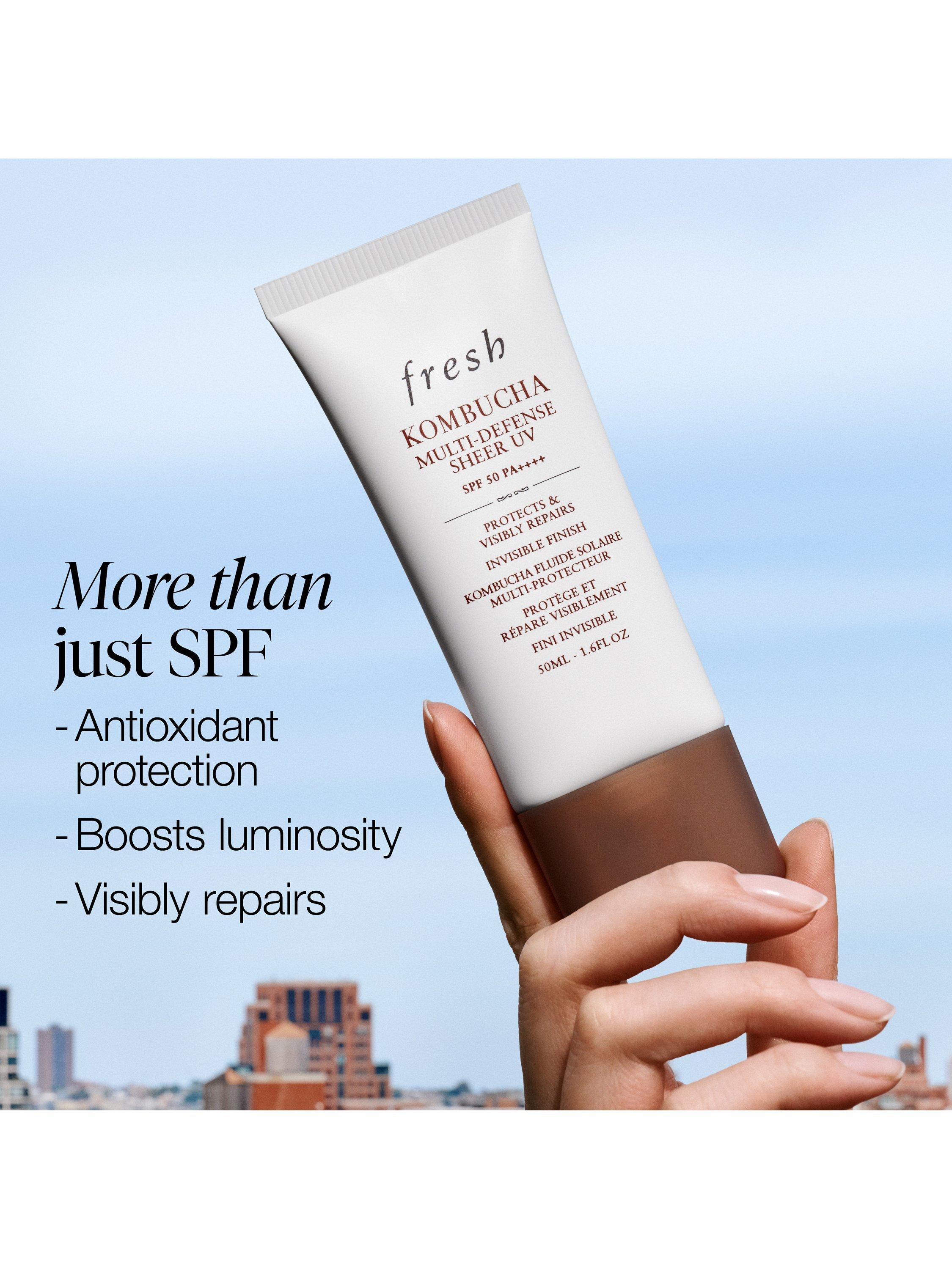 Fresh kombucha facial sun cream SPF 50 50ml (British brand)