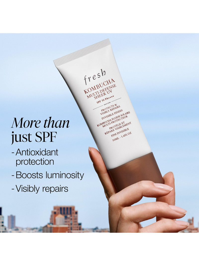 Fresh kombucha facial sun cream SPF 50 50ml (British brand)