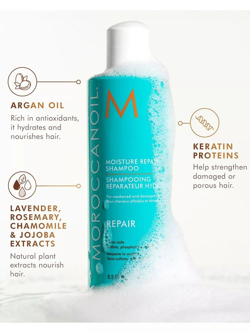 Moroccanoil travel haircare gift set, imported from the UK