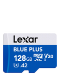 Lexar Blue Plus MicroSDXC 128GB, UK version