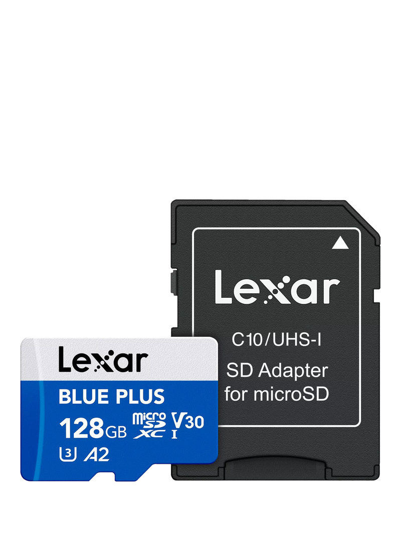 Lexar Blue Plus MicroSDXC 128GB, UK version