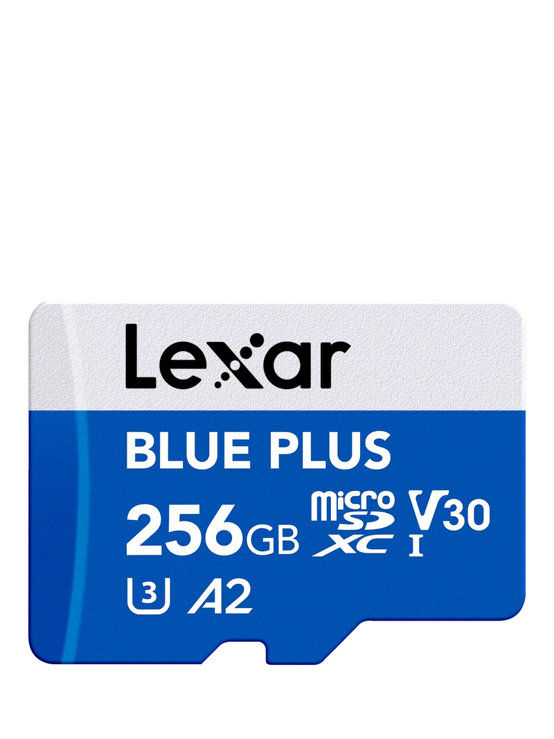 Lexar 256GB microSDXC card, imported from the UK
