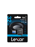 Lexar 32GB UHS-I MicroSDXC memory card - British product