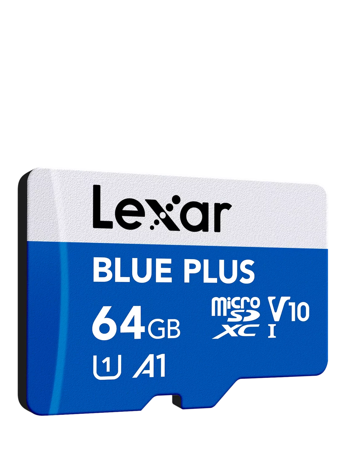 Lexar Blue Plus MicroSDXC card 64GB (British brand)