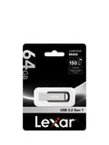 Lexar JumpDrive M400 64GB USB flash drive (British brand)