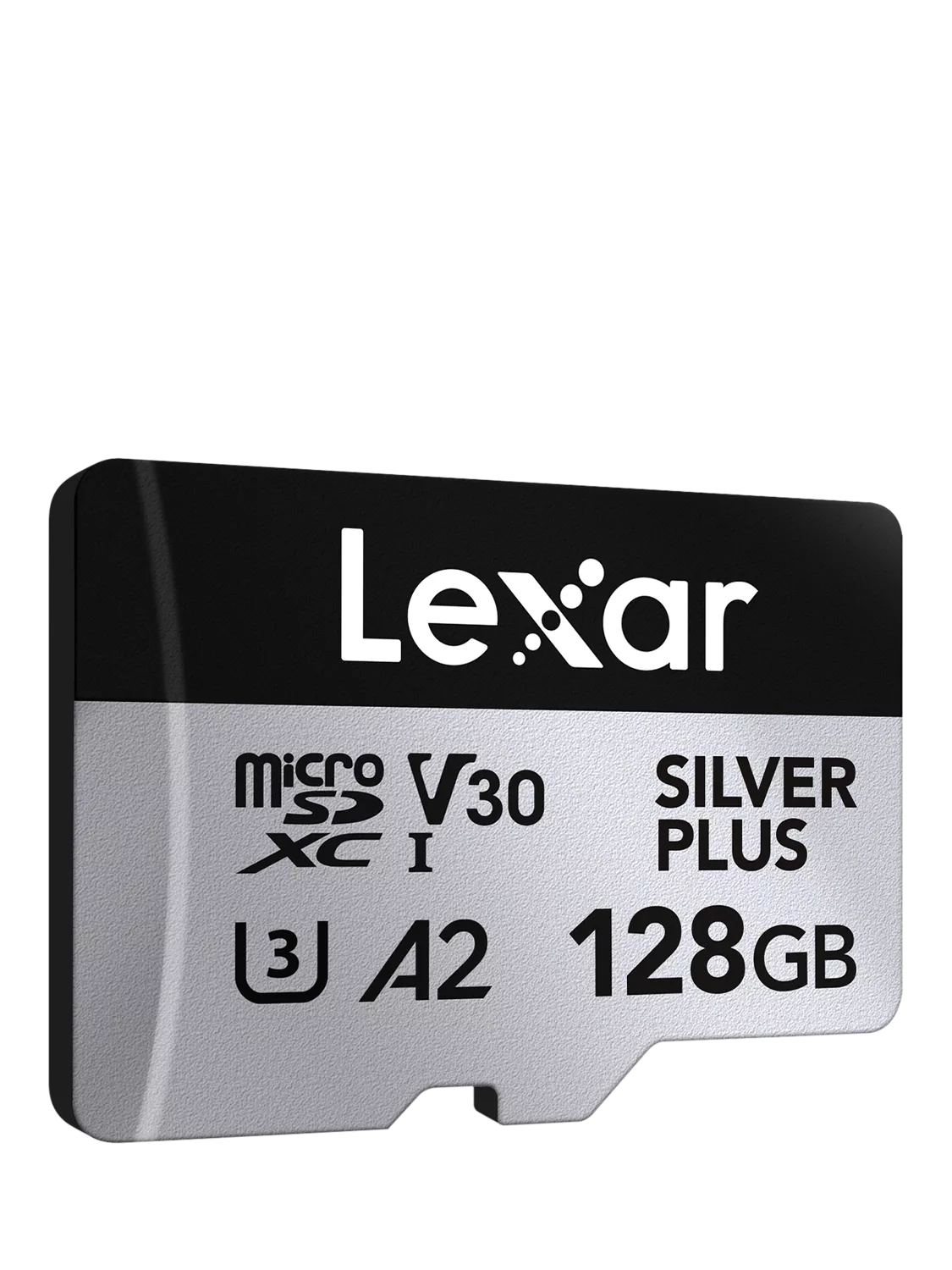 Lexar Silver Plus microSDXC memory card 128GB, UK version