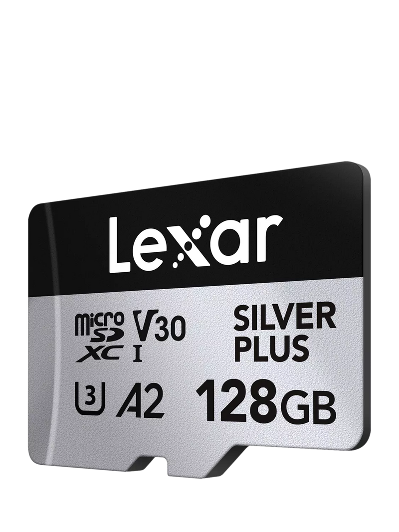 Lexar Silver Plus microSDXC memory card 128GB, UK version