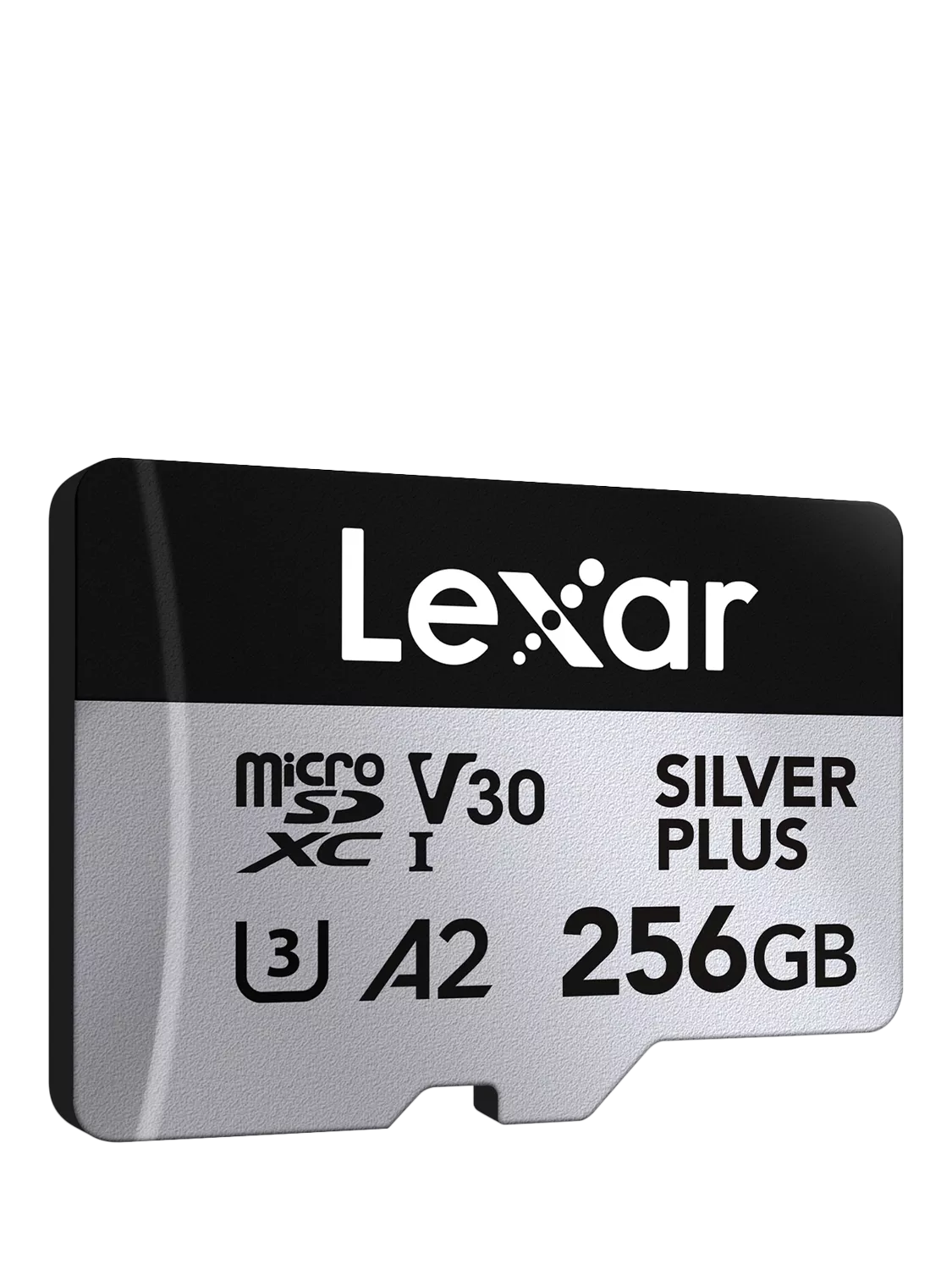 Lexar Silver Plus microSDXC memory card 256GB, imported from the UK