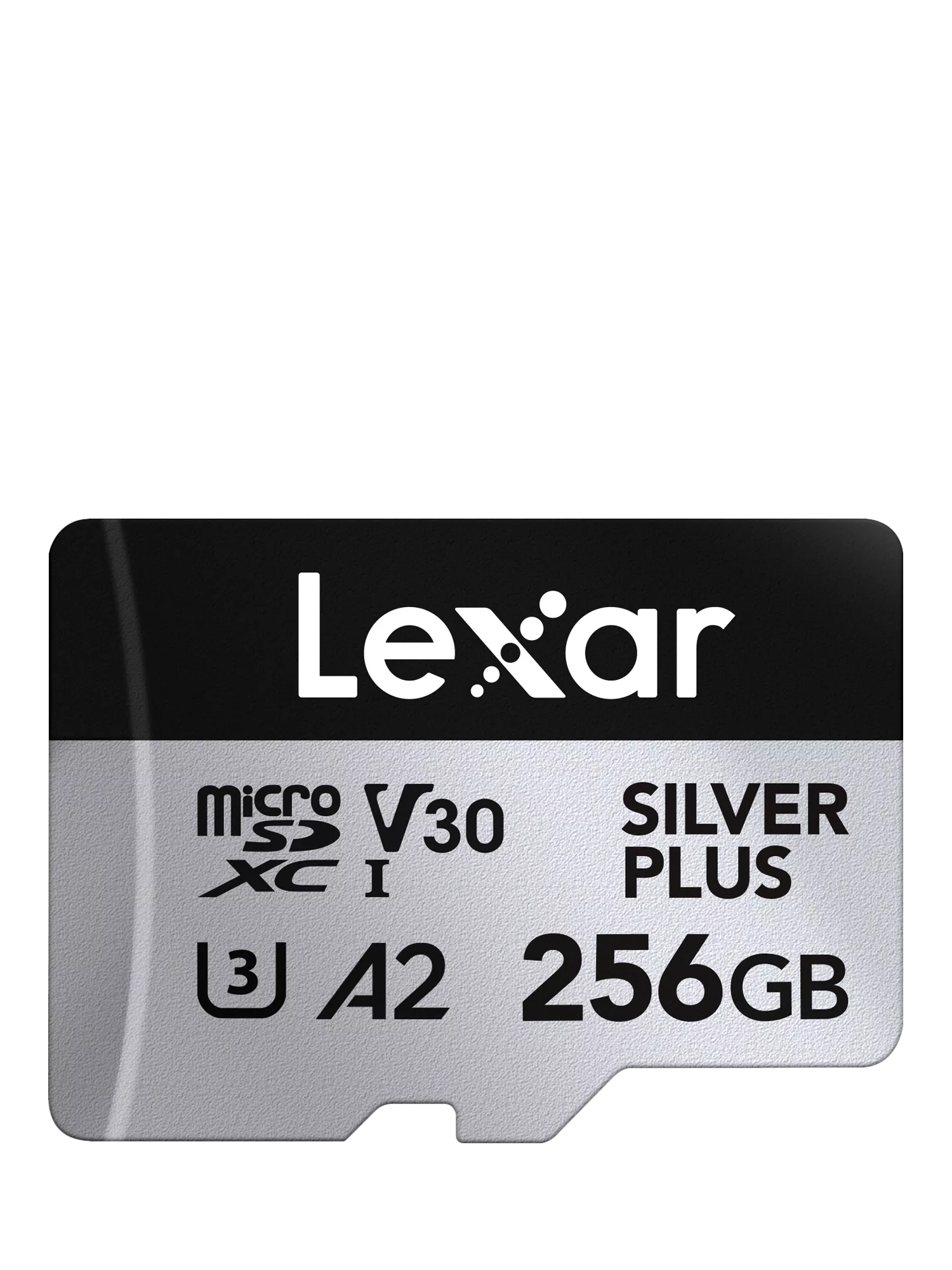 Lexar Silver Plus microSDXC memory card 256GB, imported from the UK
