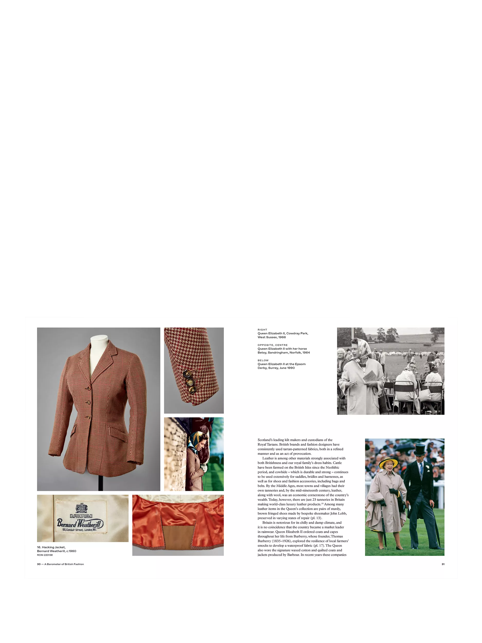 Royal Collection Queen Elizabeth II fashion hardback book, UK version