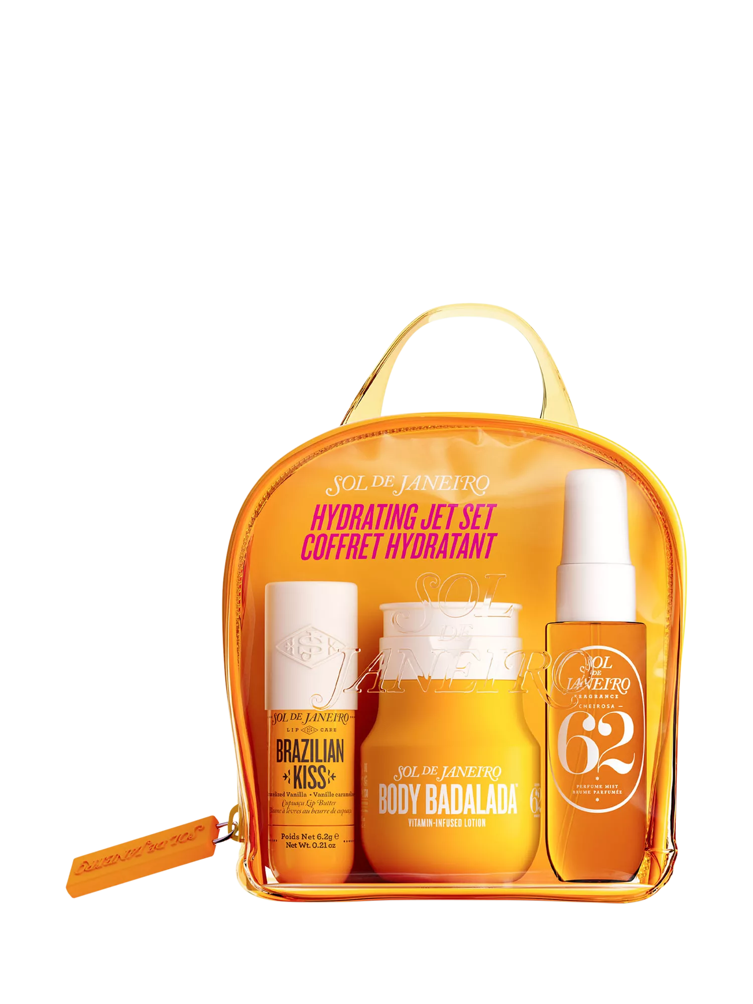 Sol de Janeiro Jet Set Bodycare Gift Set travel sizes, imported from the UK