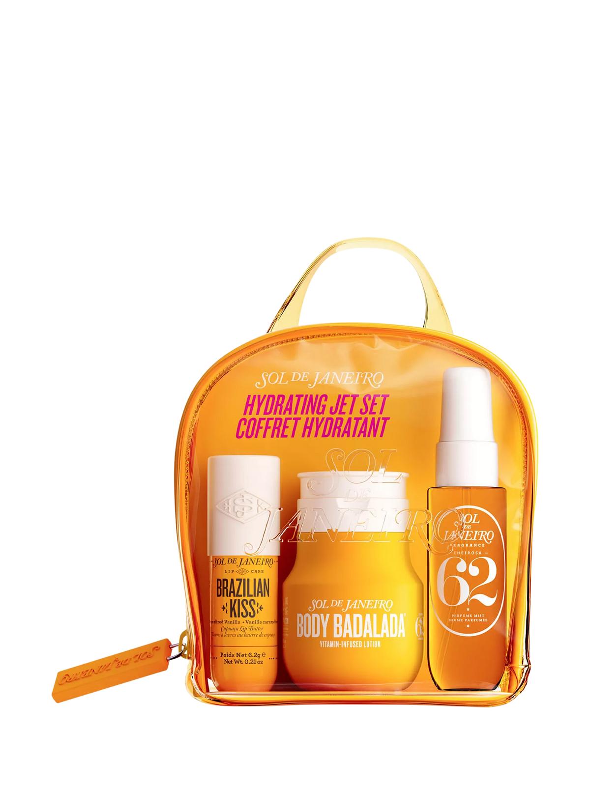 Sol de Janeiro Jet Set Bodycare Gift Set travel sizes, imported from the UK