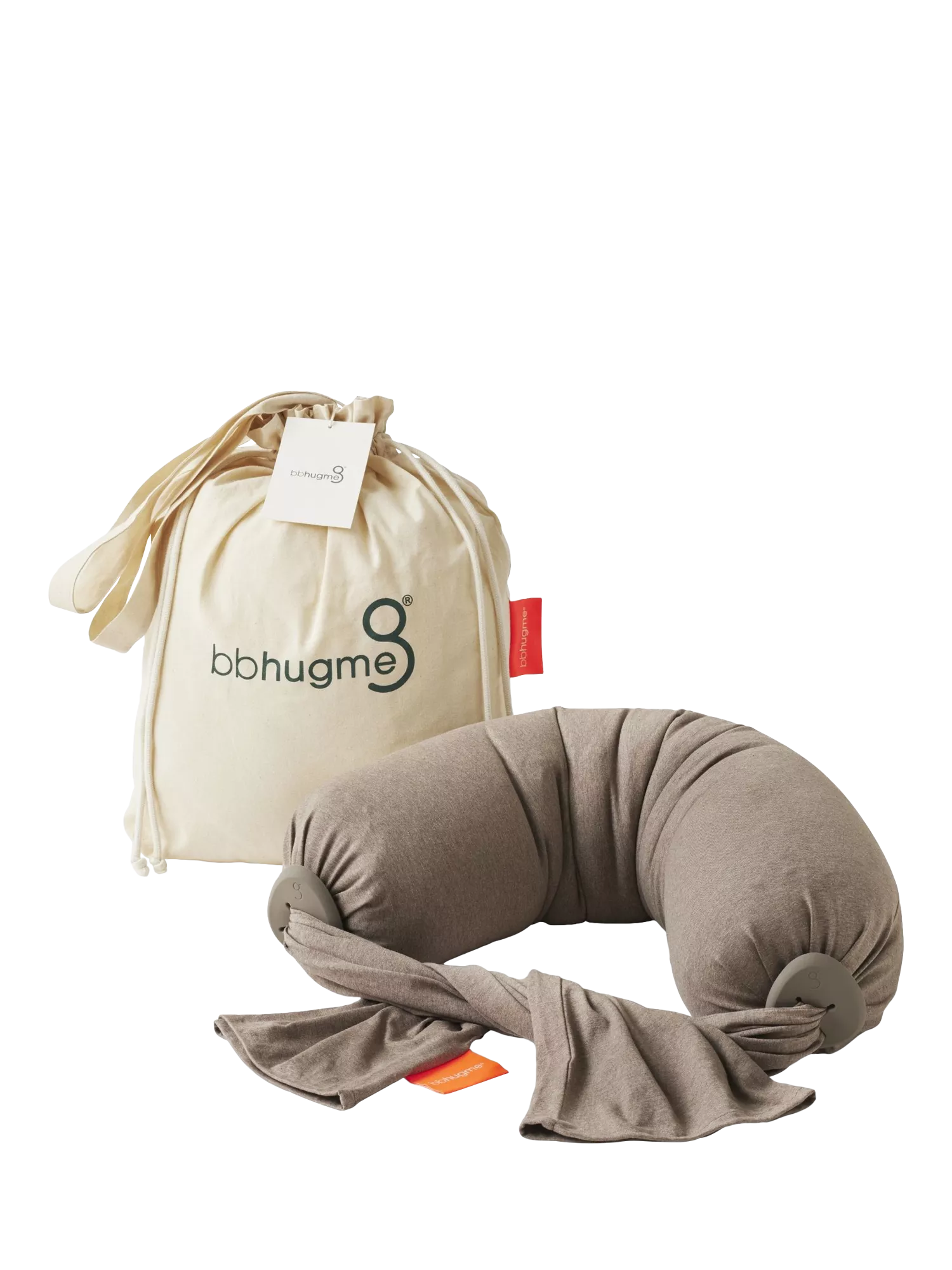 bbhugme Nursing Pillow, Hazel Brown