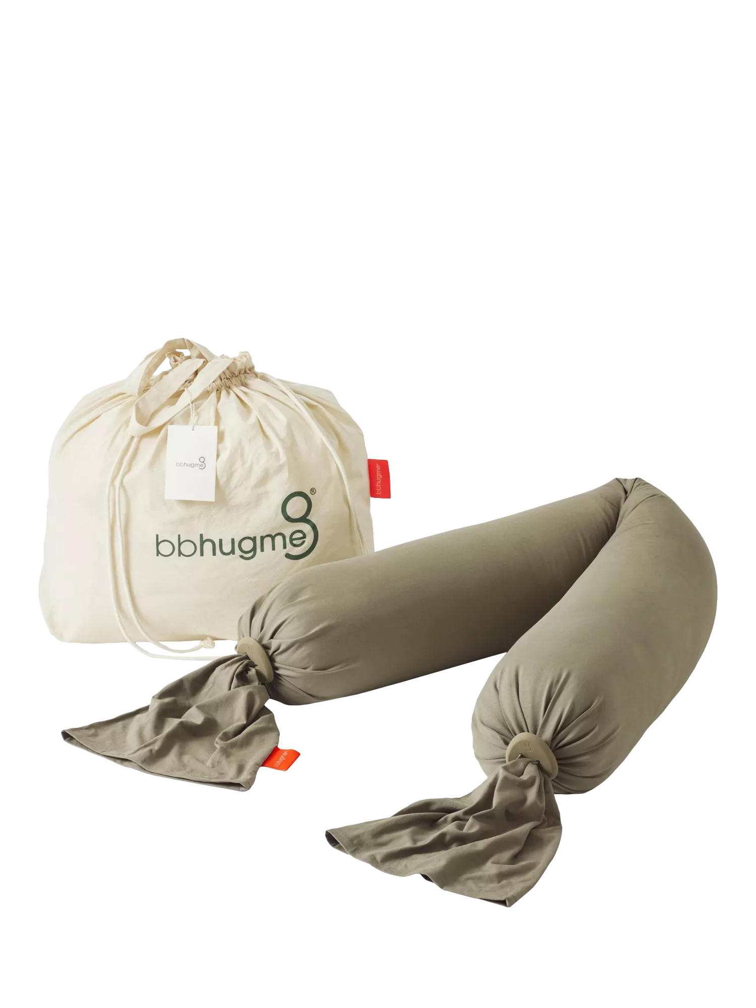 bbhugme Pregnancy Pillow, Dusty Olive
