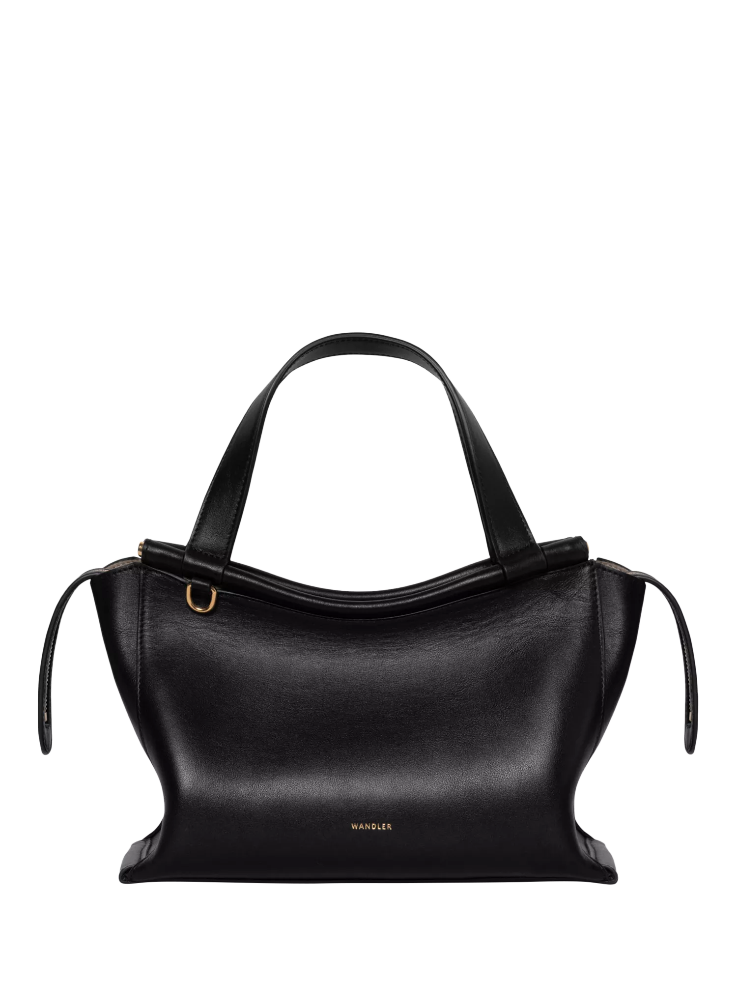 Wandler Ida leather tote bag black - British product