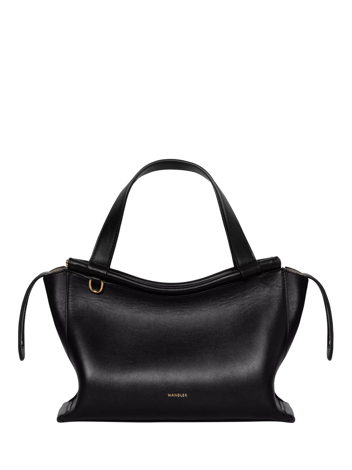 Wandler Ida leather tote bag black - British product