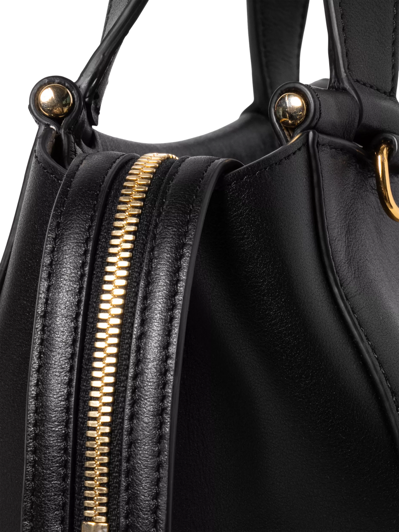 Wandler Ida leather tote bag black - British product