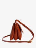 Wandler leather crossbody bag in Carrot Glaze - British product