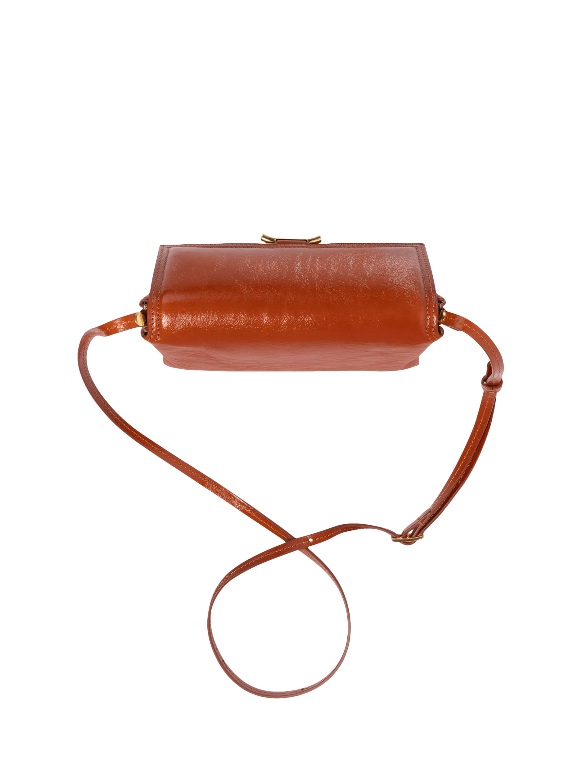 Wandler leather crossbody bag in Carrot Glaze - British product
