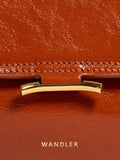 Wandler leather crossbody bag in Carrot Glaze - British product
