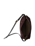 Wandler Penelope slouchy shoulder bag acai suede, imported from the UK