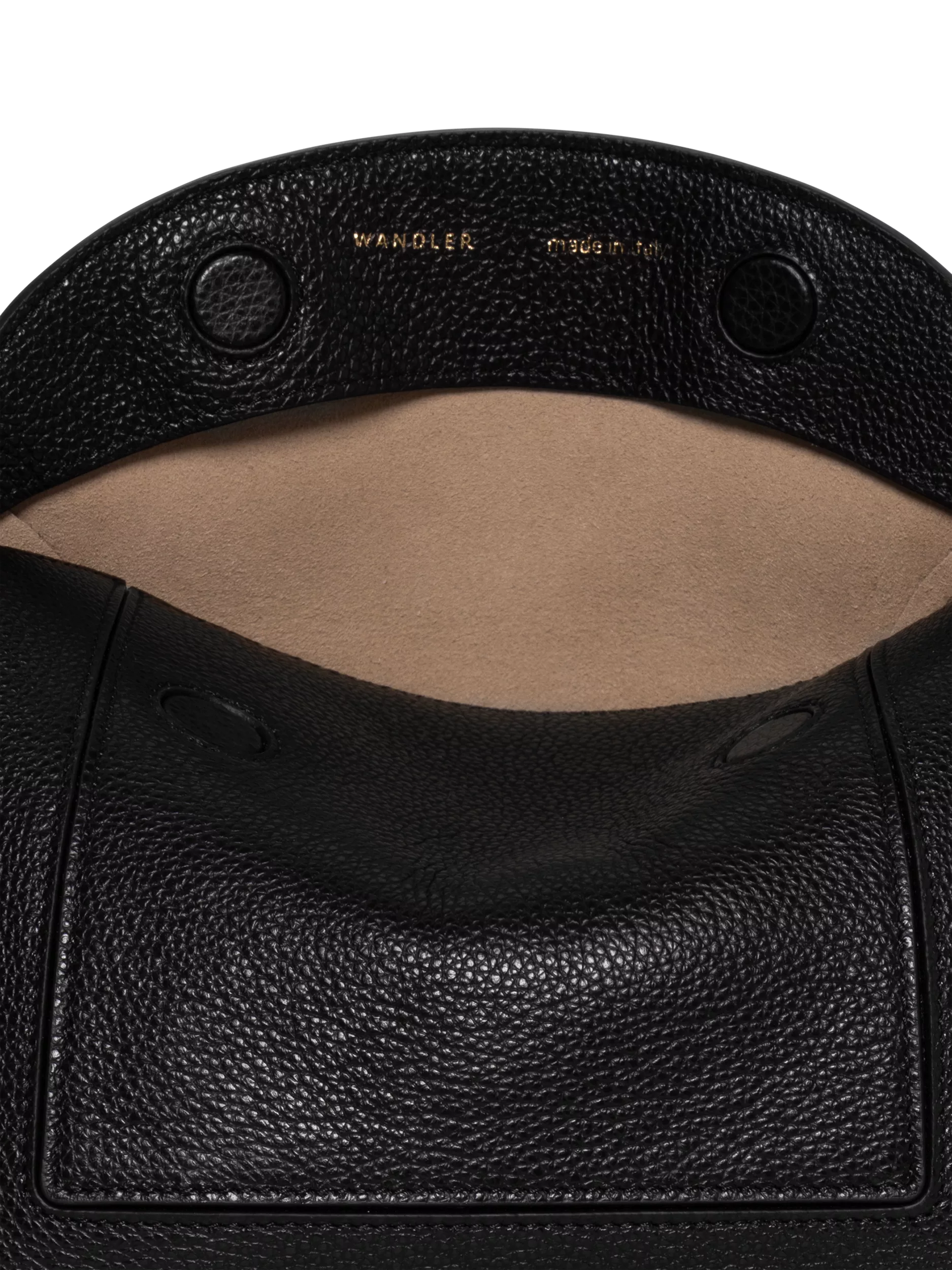 Wandler shoulder bag Black Crust - British product