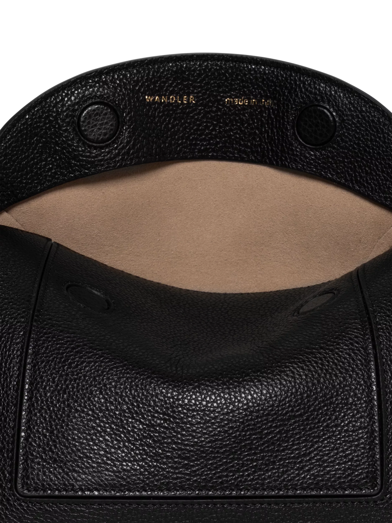 Wandler shoulder bag Black Crust - British product