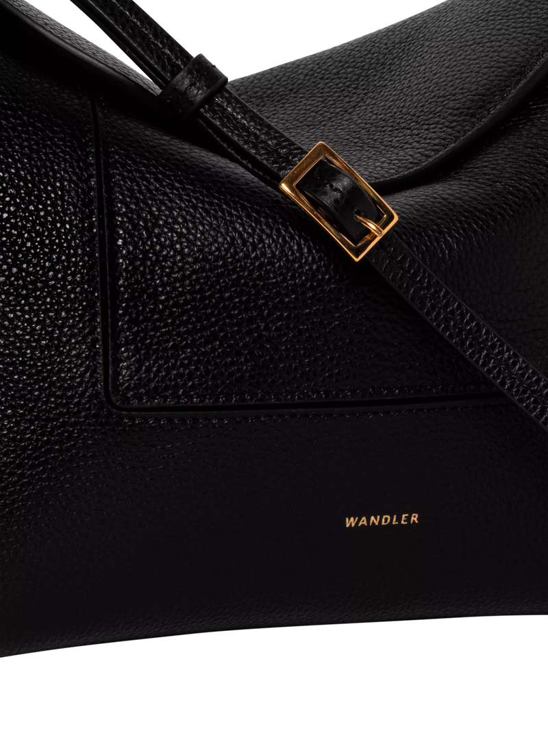 Wandler shoulder bag Black Crust - British product