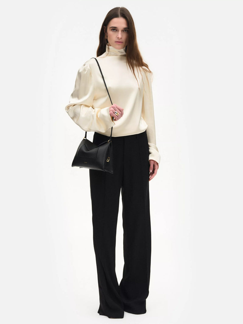 Wandler shoulder bag Black Crust - British product