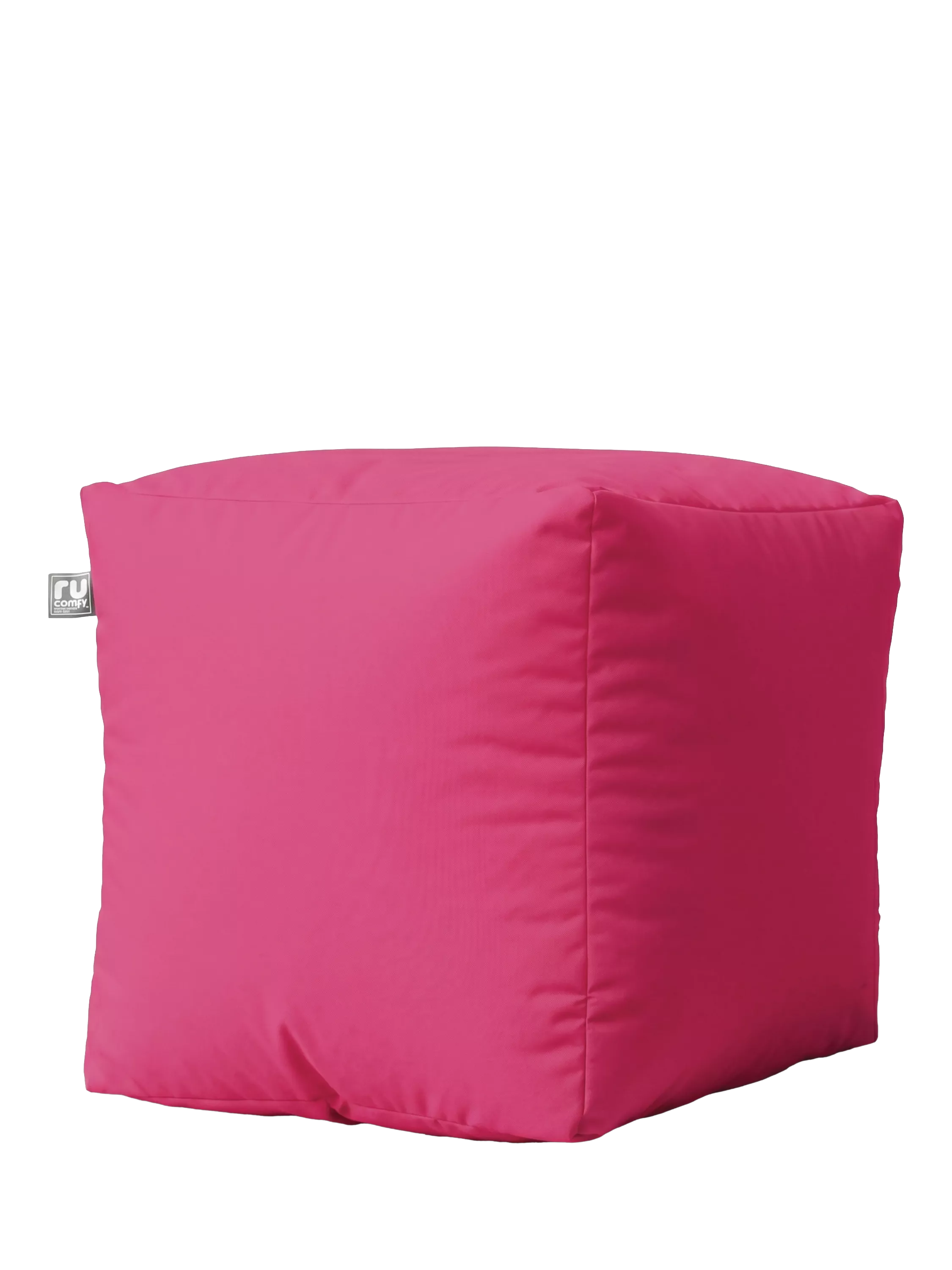 rucomfy Cube Beanbag 38cm polystyrene pouffe, UK version