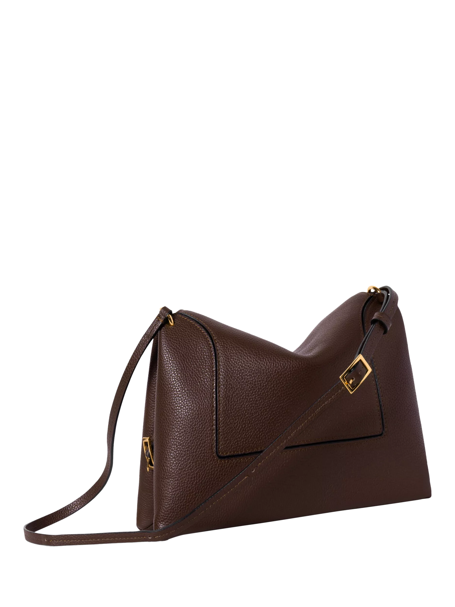Wandler slouchy shoulder bag Coffee Crust calf leather (British brand)
