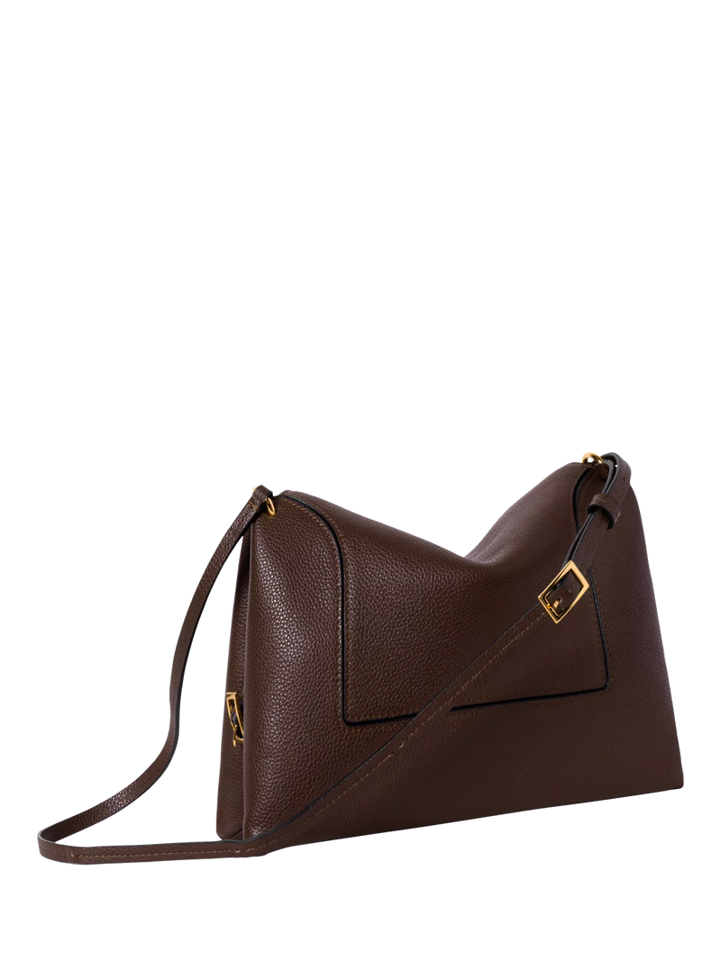 Wandler slouchy shoulder bag Coffee Crust calf leather (British brand)