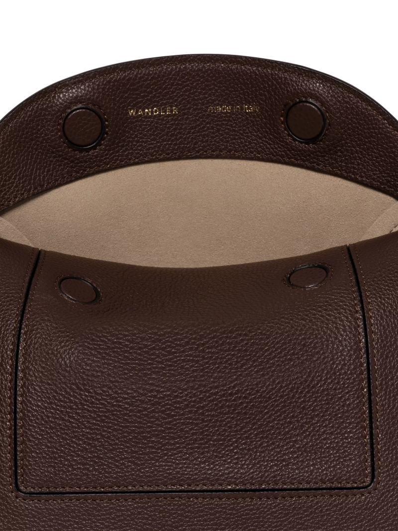 Wandler slouchy shoulder bag Coffee Crust calf leather (British brand)